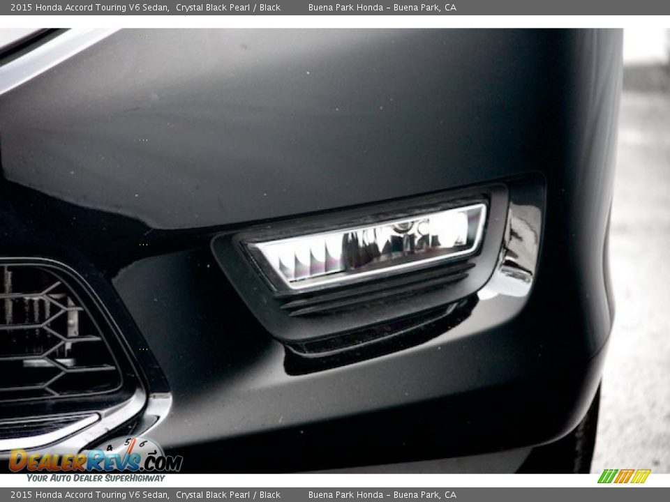 2015 Honda Accord Touring V6 Sedan Crystal Black Pearl / Black Photo #11