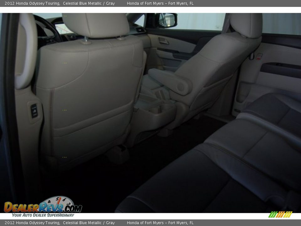 2012 Honda Odyssey Touring Celestial Blue Metallic / Gray Photo #26