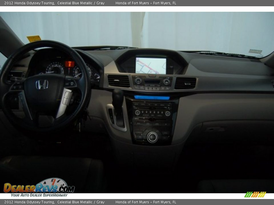 2012 Honda Odyssey Touring Celestial Blue Metallic / Gray Photo #29
