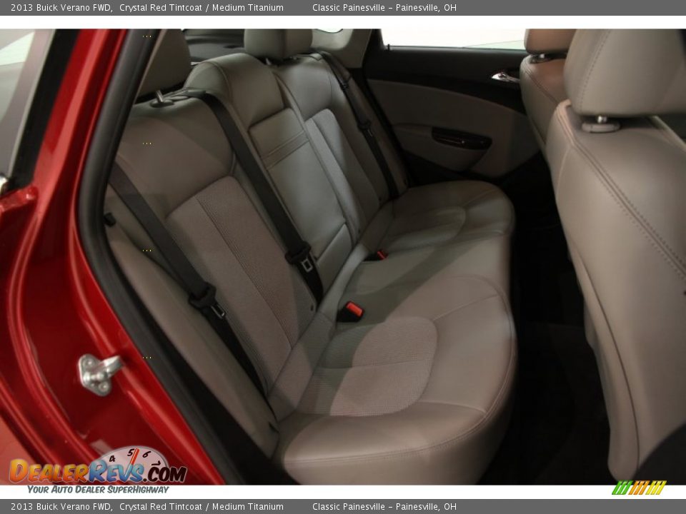 2013 Buick Verano FWD Crystal Red Tintcoat / Medium Titanium Photo #11