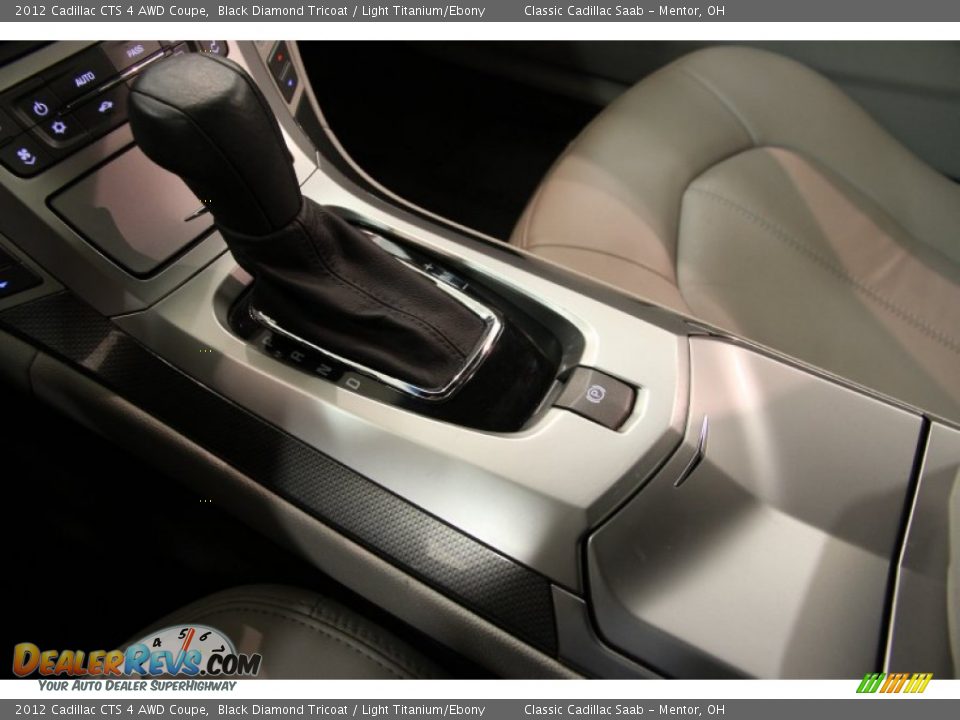 2012 Cadillac CTS 4 AWD Coupe Black Diamond Tricoat / Light Titanium/Ebony Photo #9