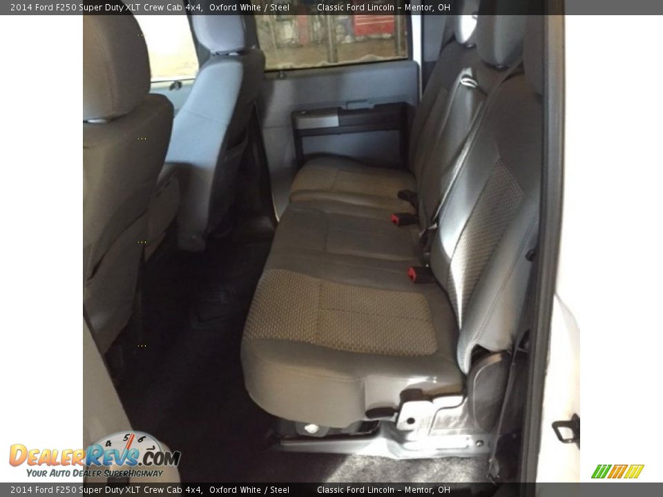 2014 Ford F250 Super Duty XLT Crew Cab 4x4 Oxford White / Steel Photo #3