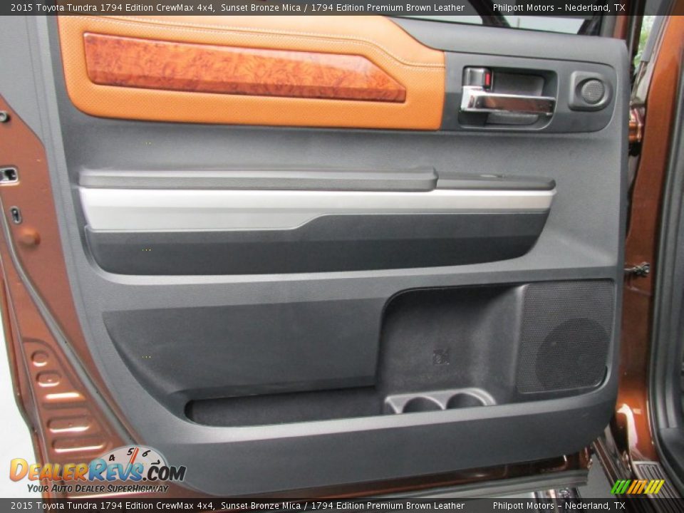 Door Panel of 2015 Toyota Tundra 1794 Edition CrewMax 4x4 Photo #18