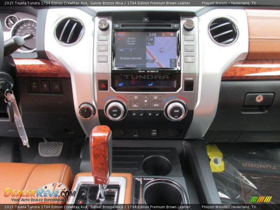 Controls of 2015 Toyota Tundra 1794 Edition CrewMax 4x4 Photo #26