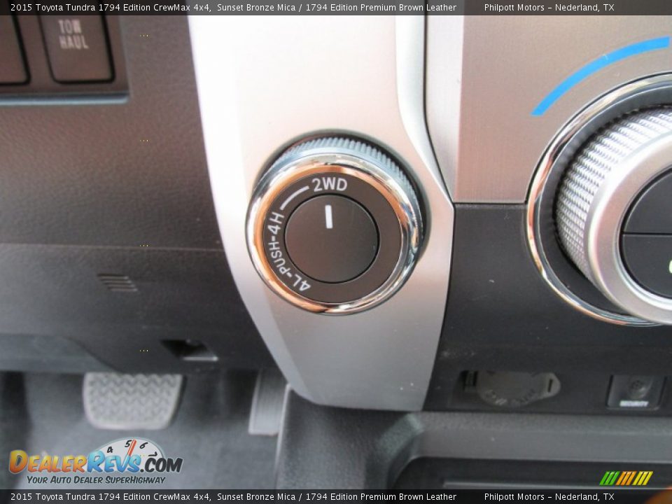 Controls of 2015 Toyota Tundra 1794 Edition CrewMax 4x4 Photo #29