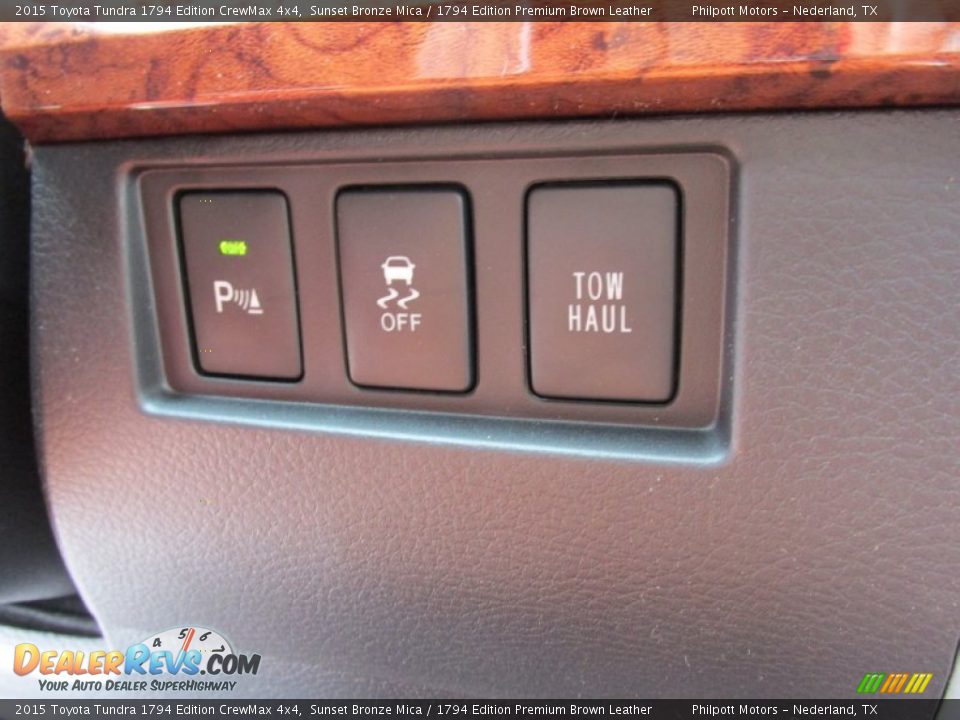 Controls of 2015 Toyota Tundra 1794 Edition CrewMax 4x4 Photo #31