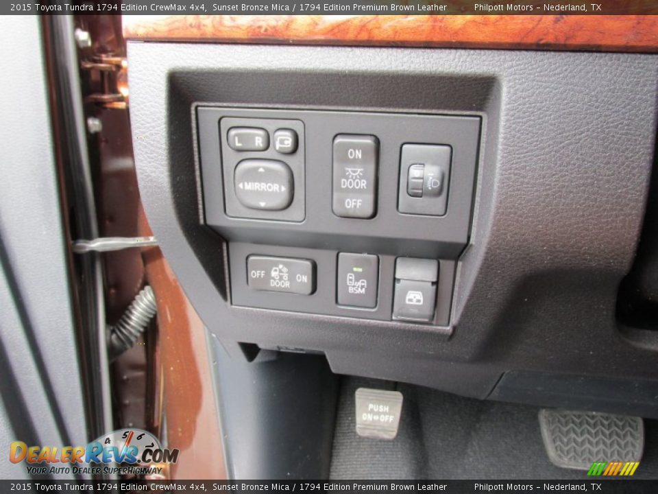Controls of 2015 Toyota Tundra 1794 Edition CrewMax 4x4 Photo #34