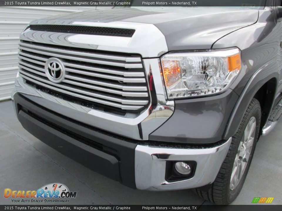 2015 Toyota Tundra Limited CrewMax Magnetic Gray Metallic / Graphite Photo #10