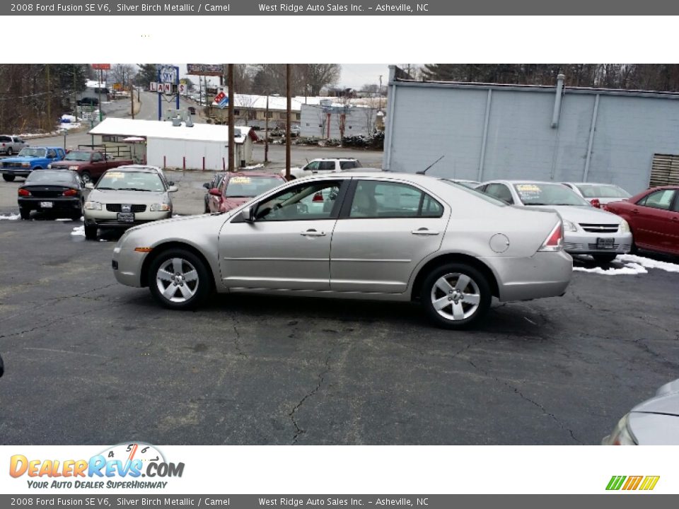Silver Birch Metallic 2008 Ford Fusion SE V6 Photo #2
