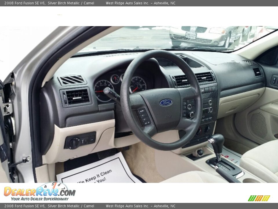 Camel Interior - 2008 Ford Fusion SE V6 Photo #22