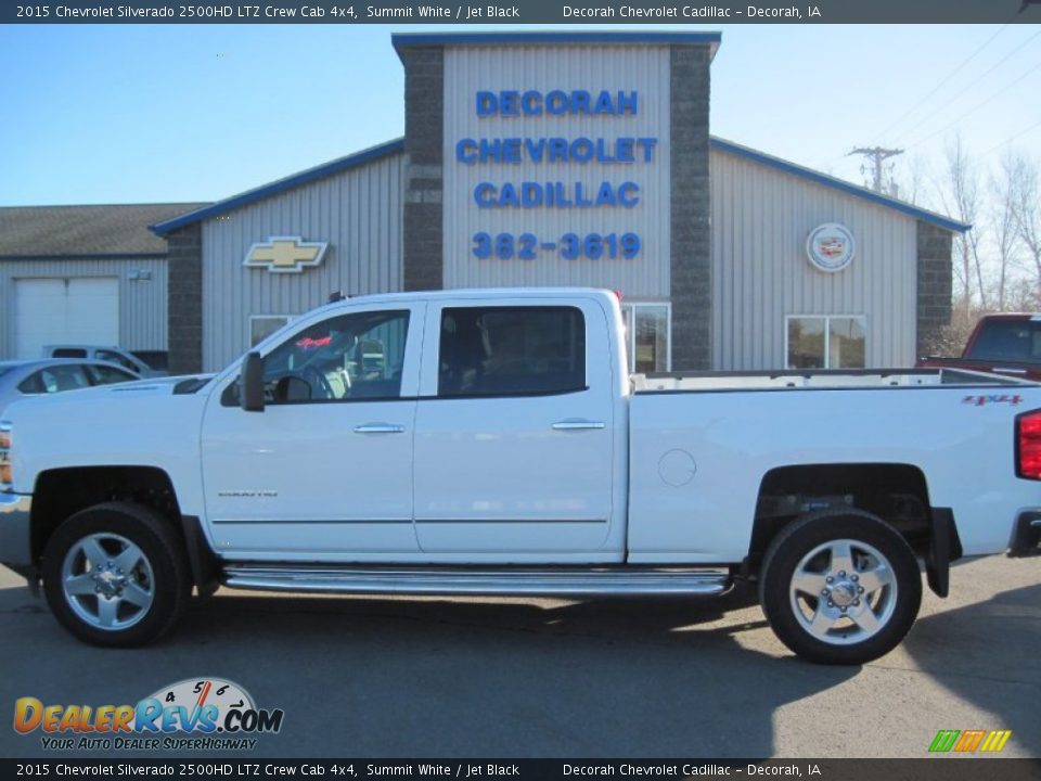 2015 Chevrolet Silverado 2500HD LTZ Crew Cab 4x4 Summit White / Jet Black Photo #1