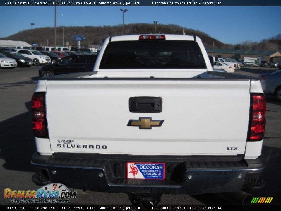 2015 Chevrolet Silverado 2500HD LTZ Crew Cab 4x4 Summit White / Jet Black Photo #4