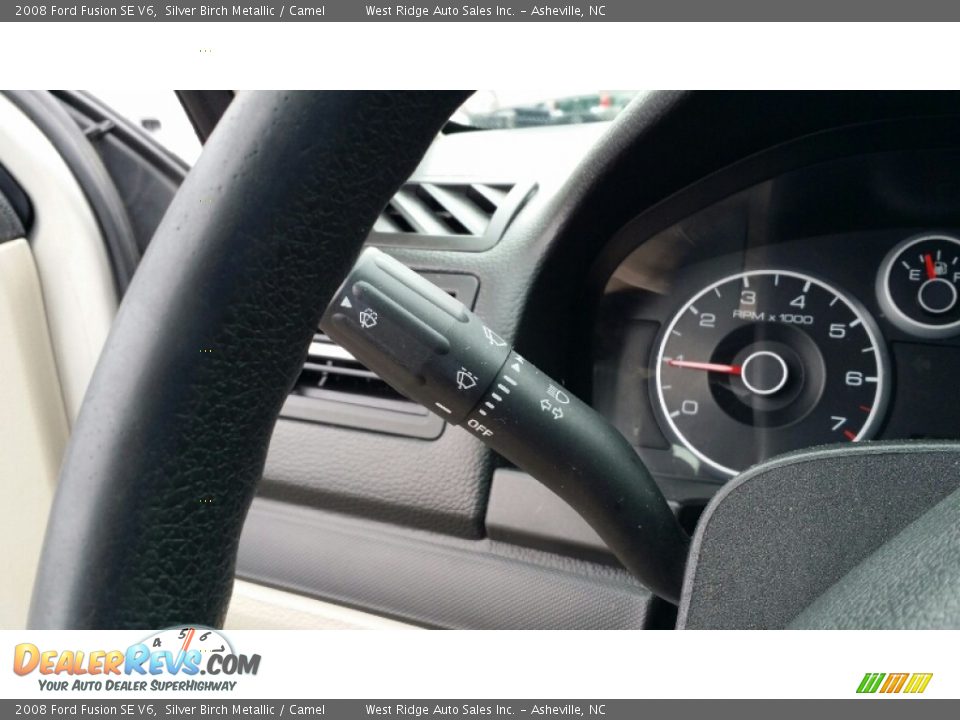 2008 Ford Fusion SE V6 Silver Birch Metallic / Camel Photo #30