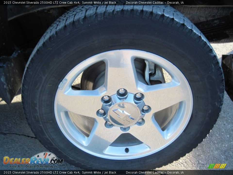 2015 Chevrolet Silverado 2500HD LTZ Crew Cab 4x4 Summit White / Jet Black Photo #7