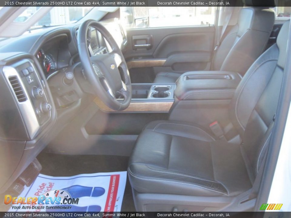 2015 Chevrolet Silverado 2500HD LTZ Crew Cab 4x4 Summit White / Jet Black Photo #10
