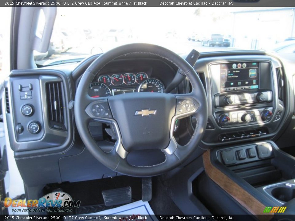 2015 Chevrolet Silverado 2500HD LTZ Crew Cab 4x4 Summit White / Jet Black Photo #12