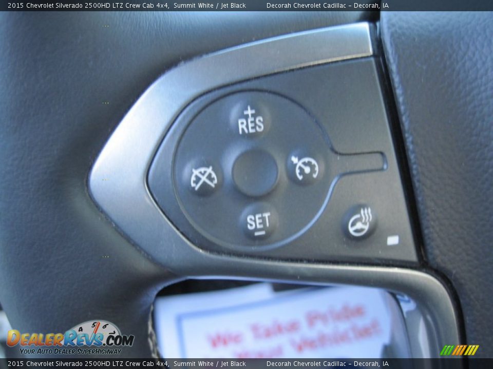 2015 Chevrolet Silverado 2500HD LTZ Crew Cab 4x4 Summit White / Jet Black Photo #16