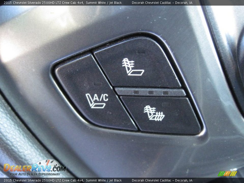 2015 Chevrolet Silverado 2500HD LTZ Crew Cab 4x4 Summit White / Jet Black Photo #19