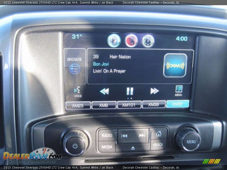 2015 Chevrolet Silverado 2500HD LTZ Crew Cab 4x4 Summit White / Jet Black Photo #21