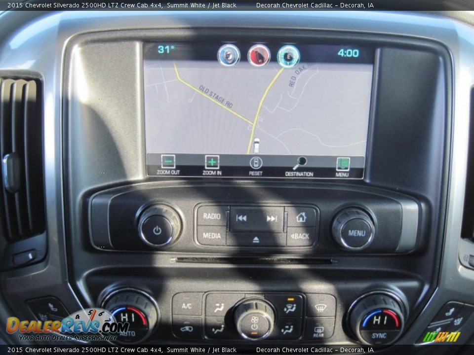 2015 Chevrolet Silverado 2500HD LTZ Crew Cab 4x4 Summit White / Jet Black Photo #22