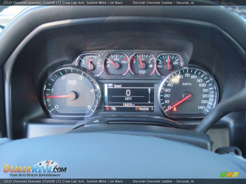 2015 Chevrolet Silverado 2500HD LTZ Crew Cab 4x4 Summit White / Jet Black Photo #25