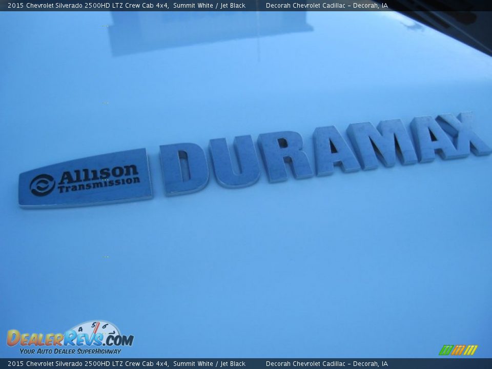 2015 Chevrolet Silverado 2500HD LTZ Crew Cab 4x4 Summit White / Jet Black Photo #26