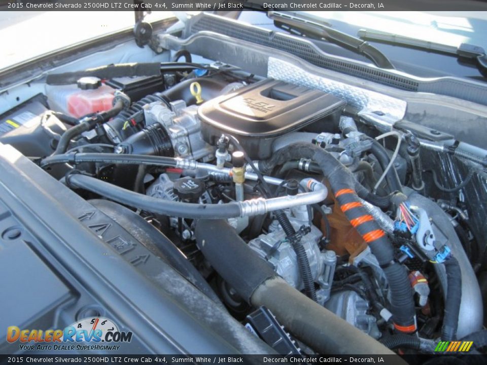 2015 Chevrolet Silverado 2500HD LTZ Crew Cab 4x4 Summit White / Jet Black Photo #27
