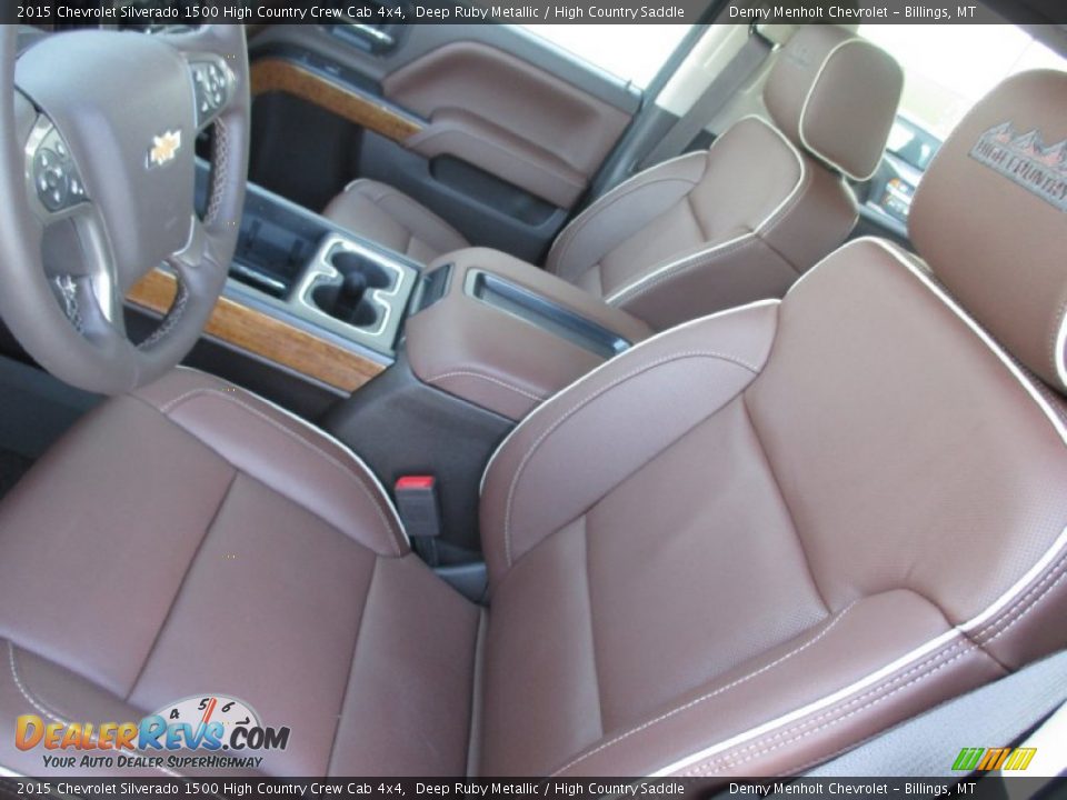 2015 Chevrolet Silverado 1500 High Country Crew Cab 4x4 Deep Ruby Metallic / High Country Saddle Photo #11