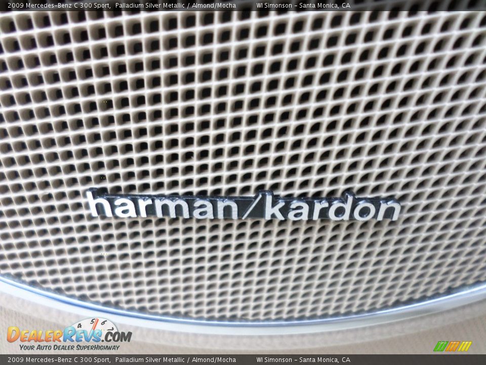2009 Mercedes-Benz C 300 Sport Palladium Silver Metallic / Almond/Mocha Photo #9