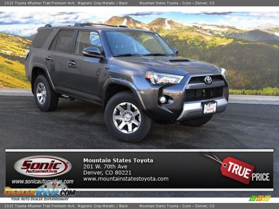 2015 Toyota 4Runner Trail Premium 4x4 Magnetic Gray Metallic / Black Photo #1