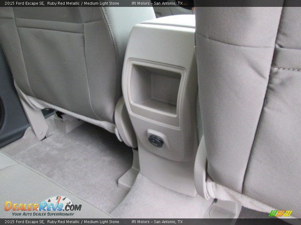 2015 Ford Escape SE Ruby Red Metallic / Medium Light Stone Photo #13