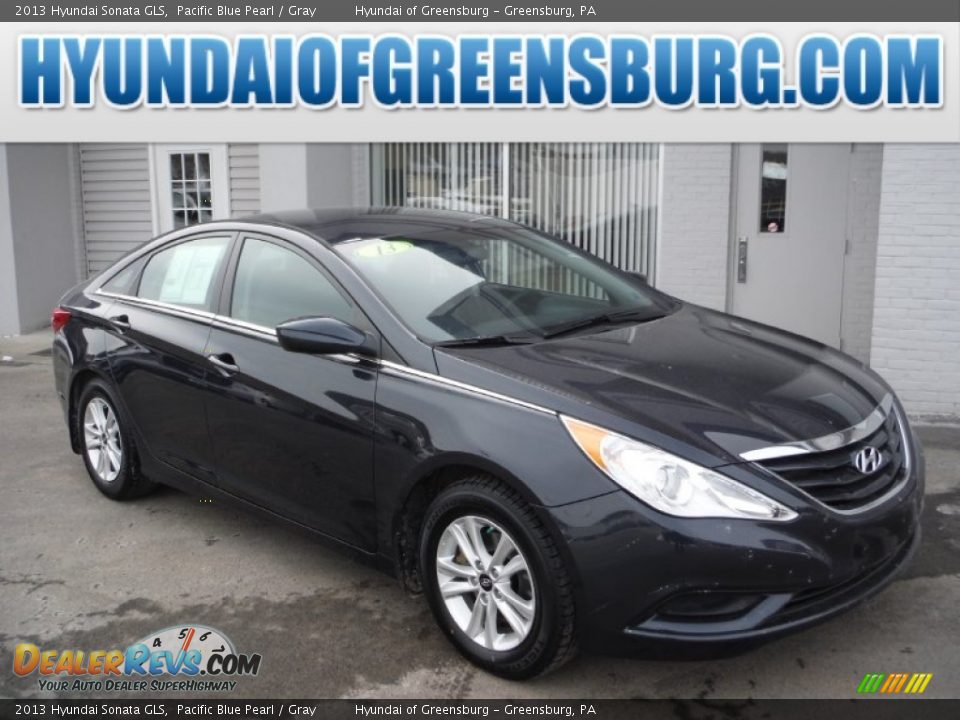 2013 Hyundai Sonata GLS Pacific Blue Pearl / Gray Photo #1