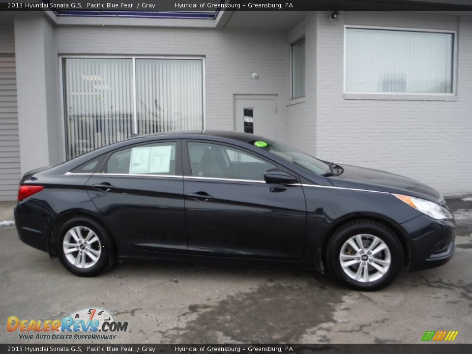 2013 Hyundai Sonata GLS Pacific Blue Pearl / Gray Photo #2