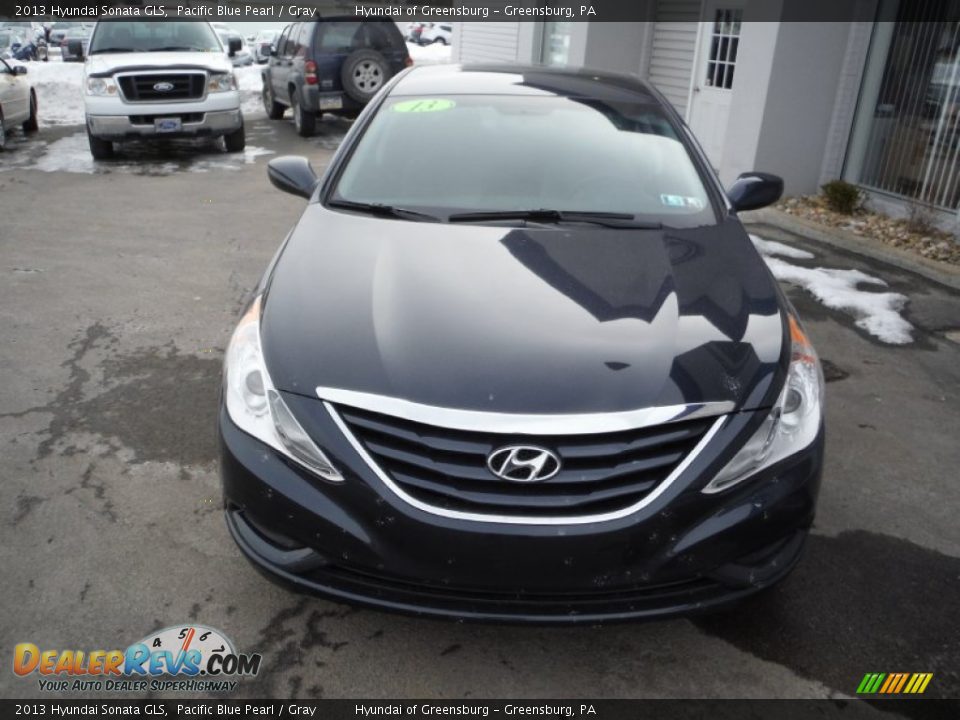 2013 Hyundai Sonata GLS Pacific Blue Pearl / Gray Photo #4