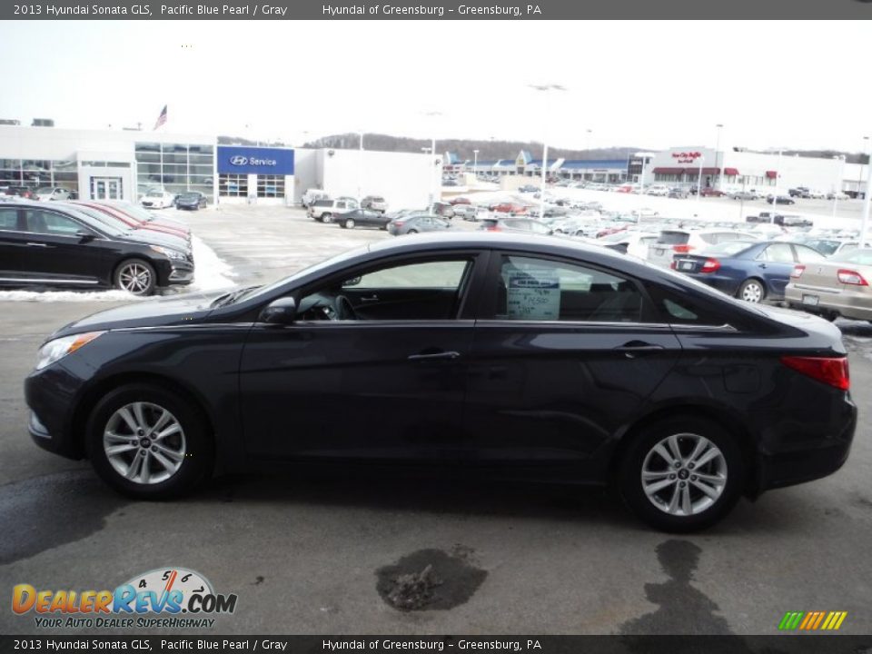 2013 Hyundai Sonata GLS Pacific Blue Pearl / Gray Photo #6