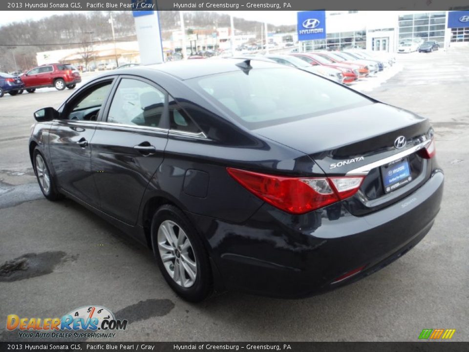 2013 Hyundai Sonata GLS Pacific Blue Pearl / Gray Photo #7