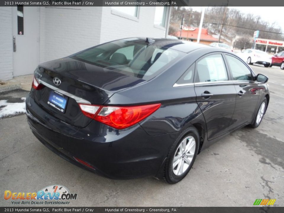 2013 Hyundai Sonata GLS Pacific Blue Pearl / Gray Photo #9
