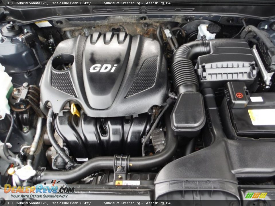 2013 Hyundai Sonata GLS Pacific Blue Pearl / Gray Photo #10