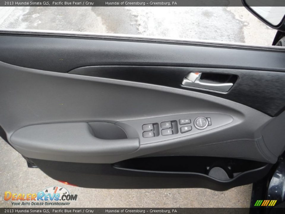2013 Hyundai Sonata GLS Pacific Blue Pearl / Gray Photo #11