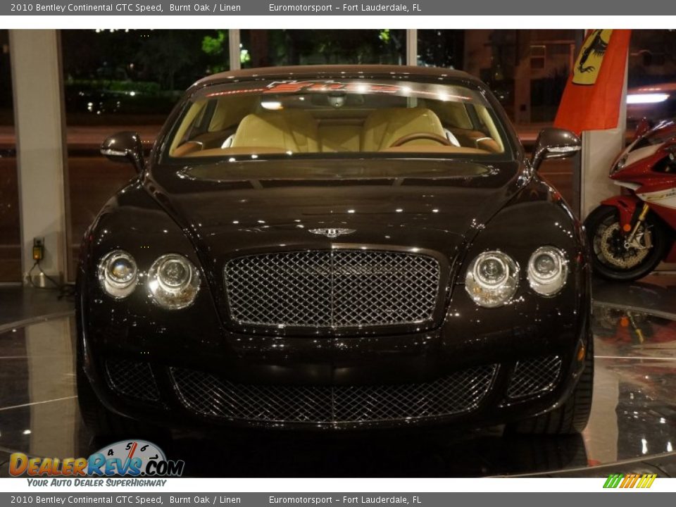 2010 Bentley Continental GTC Speed Burnt Oak / Linen Photo #3