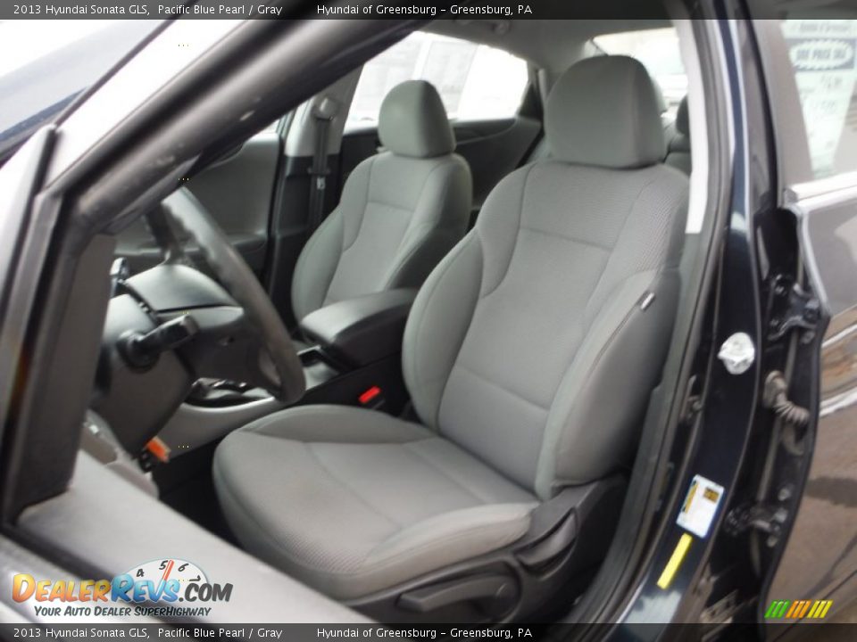 2013 Hyundai Sonata GLS Pacific Blue Pearl / Gray Photo #13