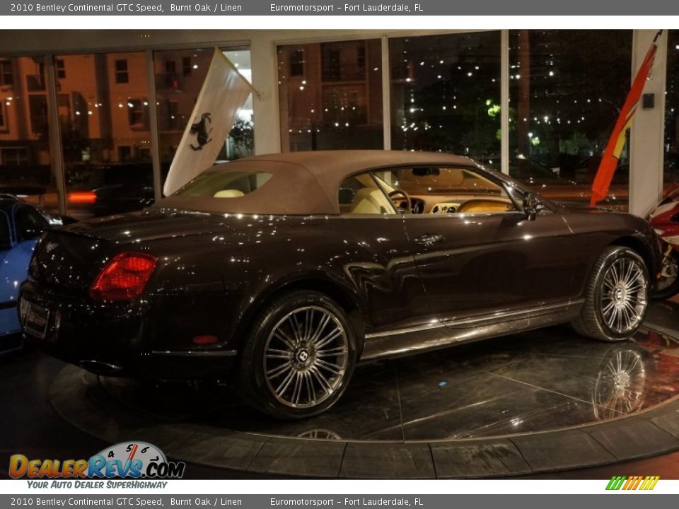 2010 Bentley Continental GTC Speed Burnt Oak / Linen Photo #4