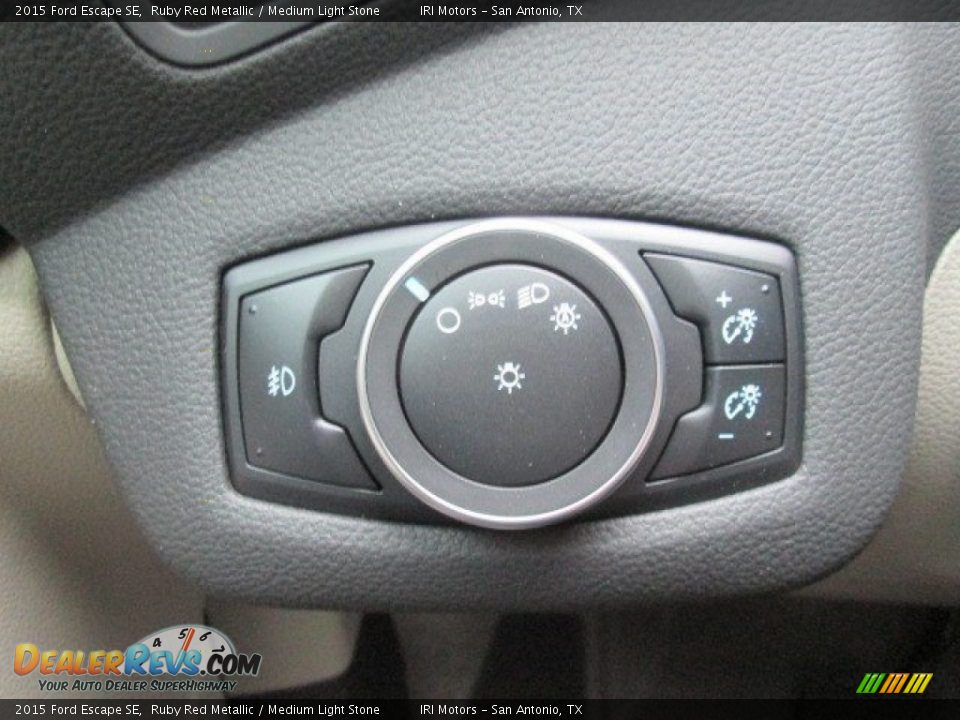 2015 Ford Escape SE Ruby Red Metallic / Medium Light Stone Photo #30