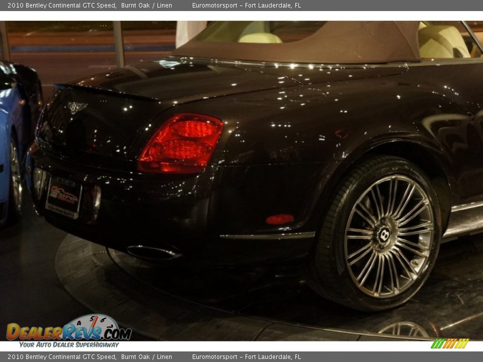 2010 Bentley Continental GTC Speed Burnt Oak / Linen Photo #5