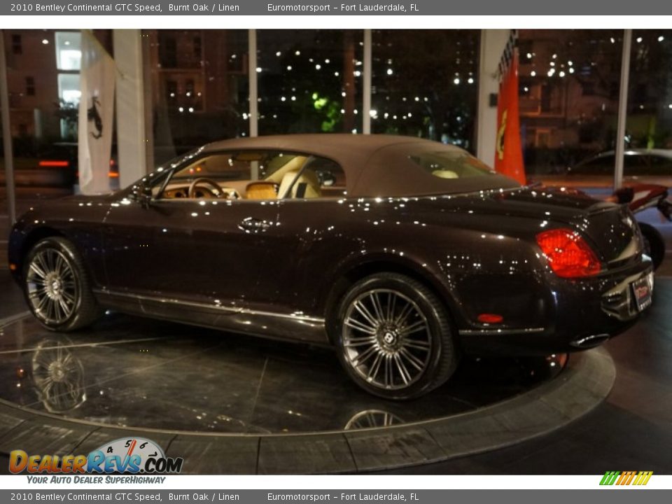 2010 Bentley Continental GTC Speed Burnt Oak / Linen Photo #6