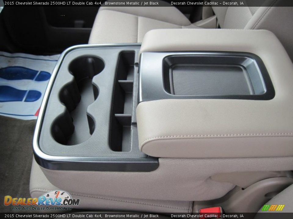 2015 Chevrolet Silverado 2500HD LT Double Cab 4x4 Brownstone Metallic / Jet Black Photo #11