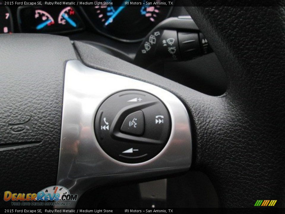 2015 Ford Escape SE Ruby Red Metallic / Medium Light Stone Photo #34