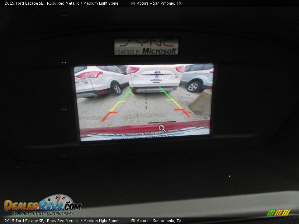 2015 Ford Escape SE Ruby Red Metallic / Medium Light Stone Photo #36
