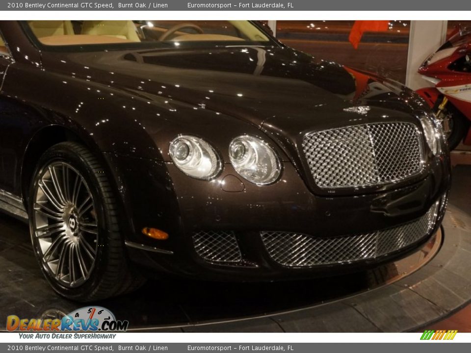 2010 Bentley Continental GTC Speed Burnt Oak / Linen Photo #11