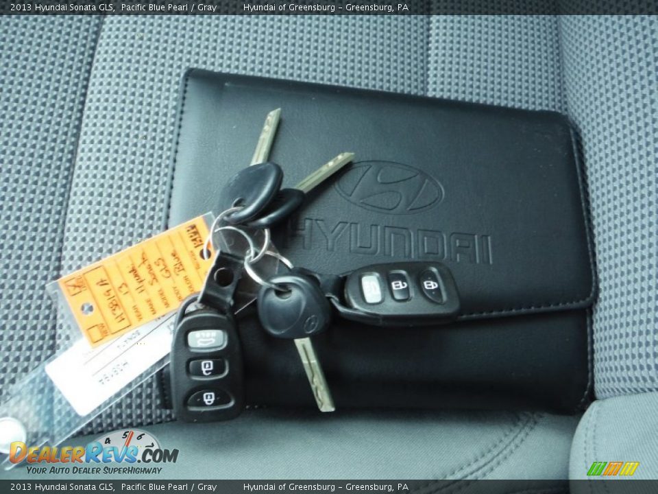 2013 Hyundai Sonata GLS Pacific Blue Pearl / Gray Photo #22